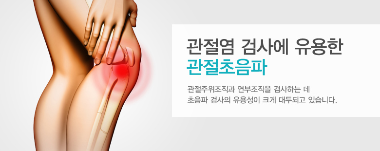 관절염 검사에 유용한 관절초음파